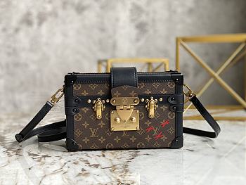 Shop Louis Vuitton Vertical trunk pochette (M67872, M67871) by